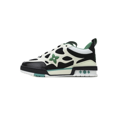Louis Vuitton LV Trainer North Black Green Sneakers 01