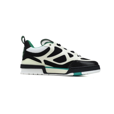 Louis Vuitton LV Trainer North Black Green Sneakers 02