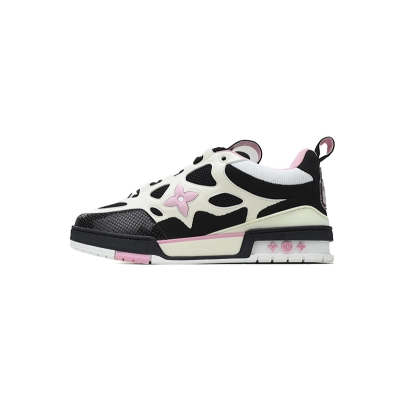 Louis Vuitton LV Trainer North Black Pink Sneakers 01