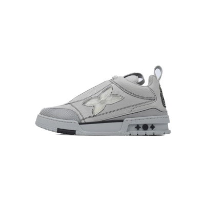 Louis Vuitton LV Trainer White Grey Sneakers 01