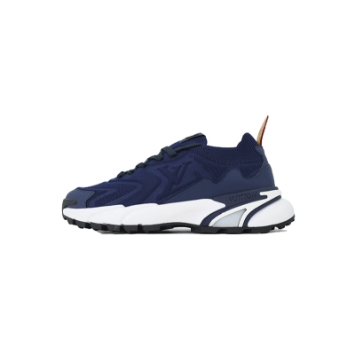Louis Vuitton LV Runner Tatic Navy Blue White Sneakers 01