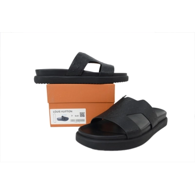 LOUIS VUITTON Oasis Mule Shoes Black 02