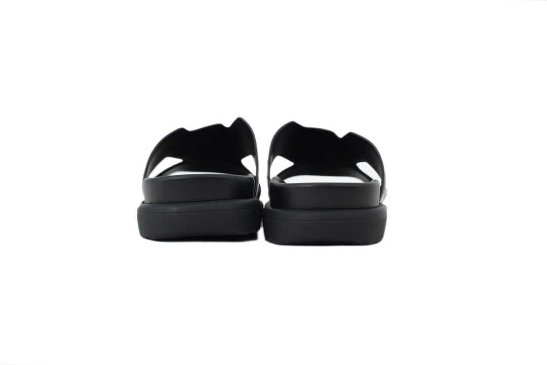 LOUIS VUITTON Oasis Mule Shoes Black Crocodile Leather