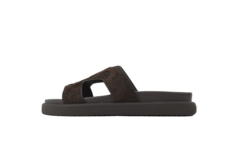 LOUIS VUITTON Oasis Mule Shoes Dark Brown