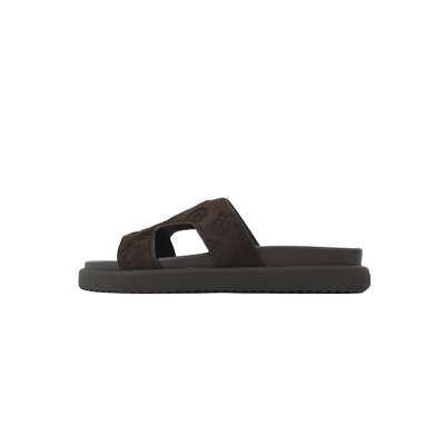 LOUIS VUITTON Oasis Mule Shoes Dark Brown 01