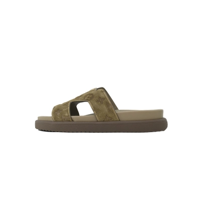 LOUIS VUITTON Oasis Mule Shoes Khaki 01