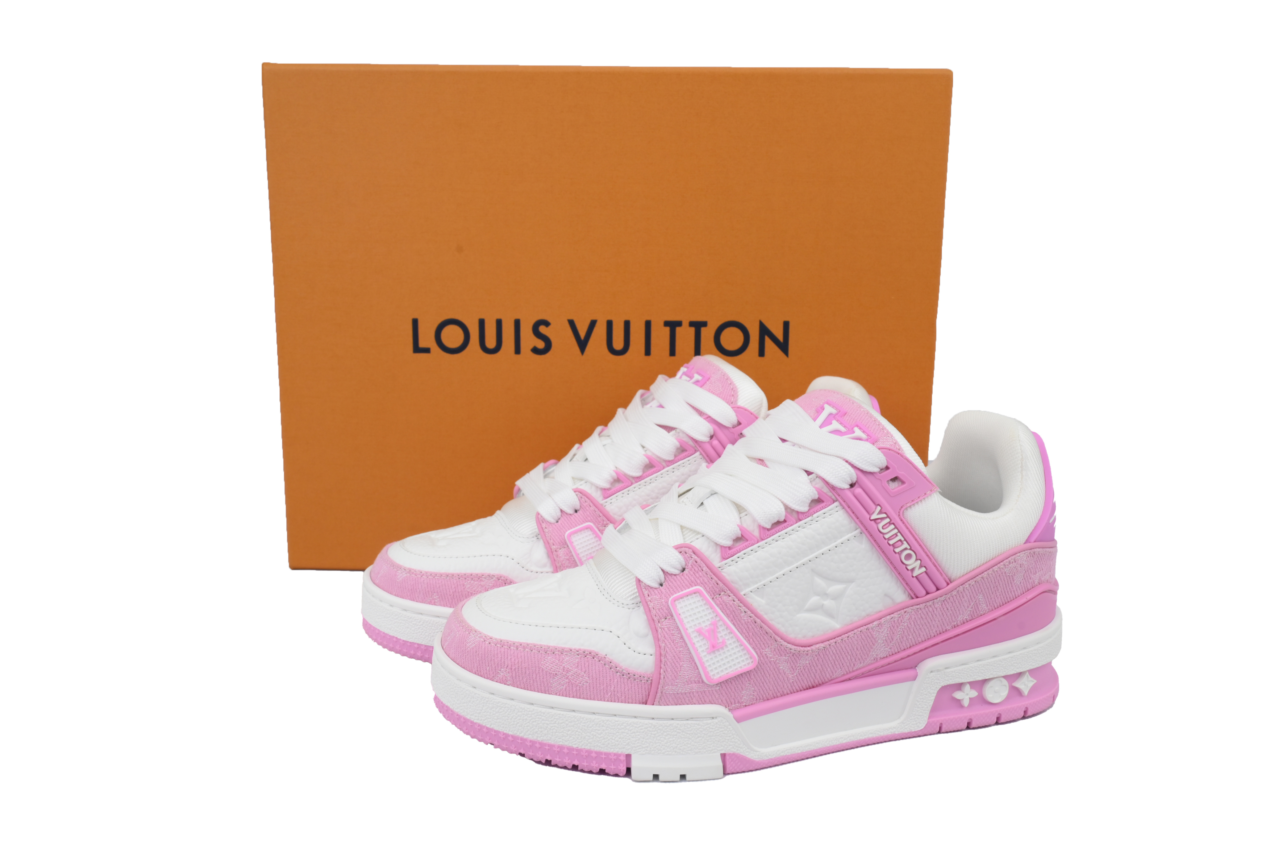LOUIS VUITTON Pink White