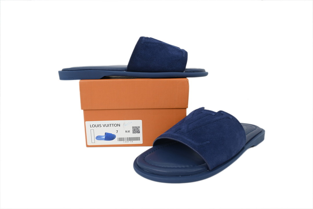 LOUIS VUITTON Portofino Shoes Blue
