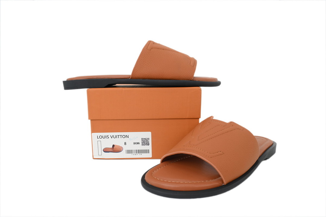 Chaussures LOUIS VUITTON Portofino, marron