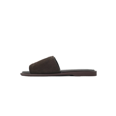 LOUIS VUITTON Portofino Shoes Coffe 01