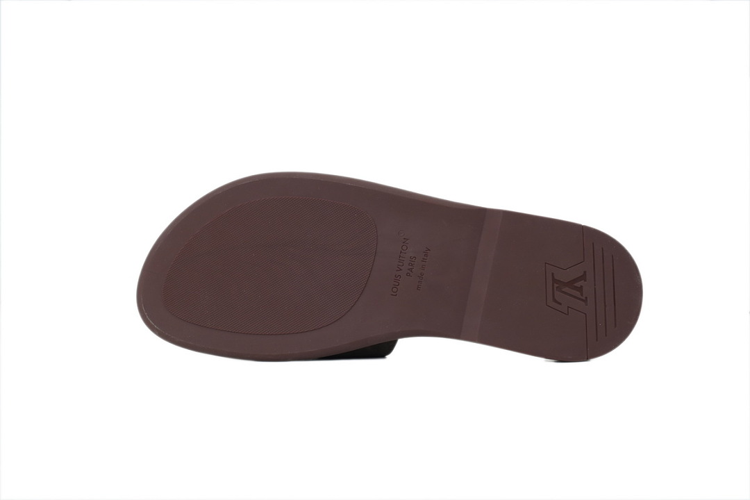LOUIS VUITTON Portofino Shoes Coffe