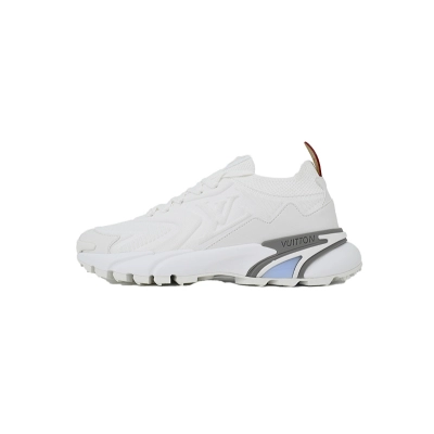 Louis Vuitton LV Runner Tatic White Grey Sneakers 01