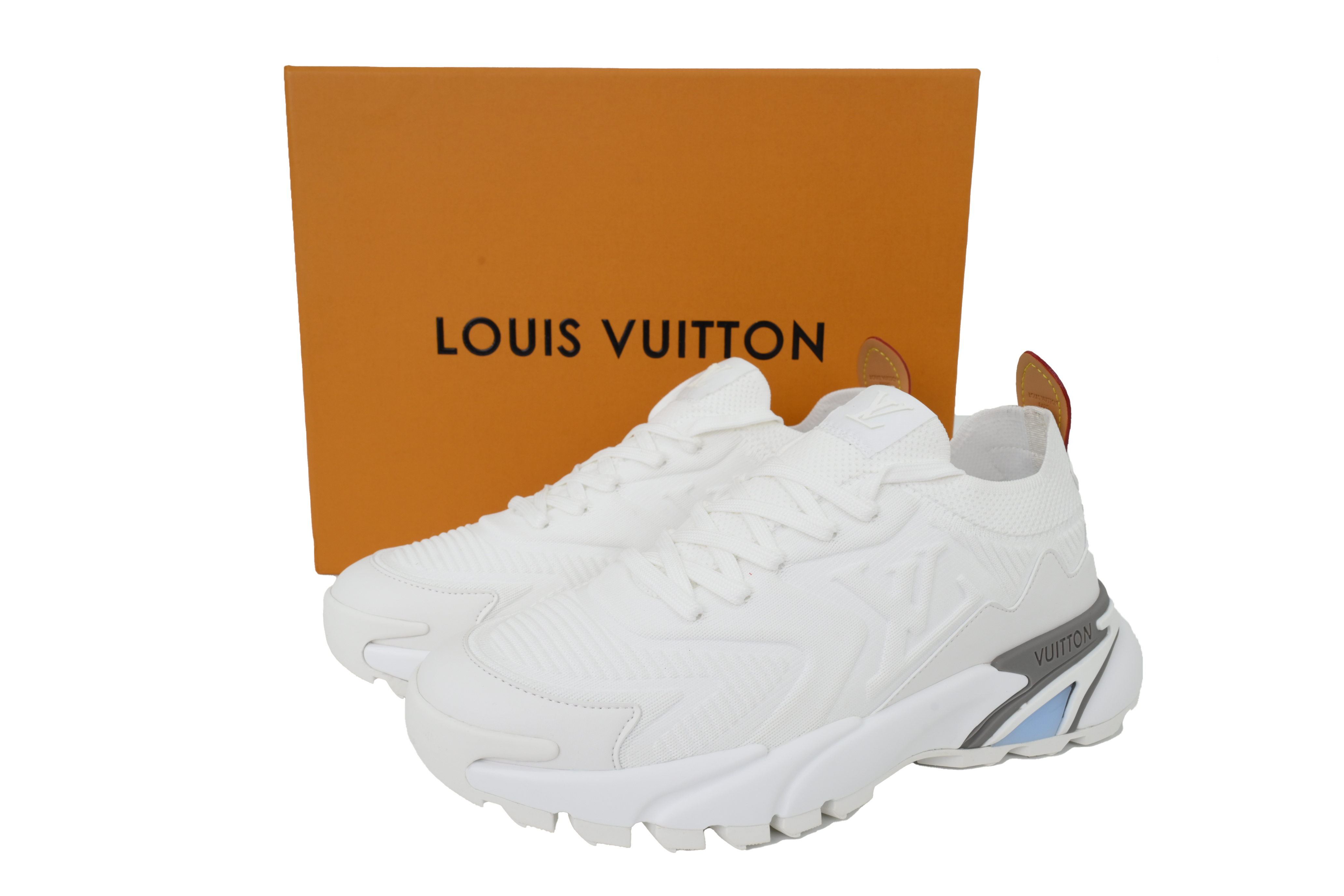 Louis Vuitton LV Runner Tatic White Grey Sneakers