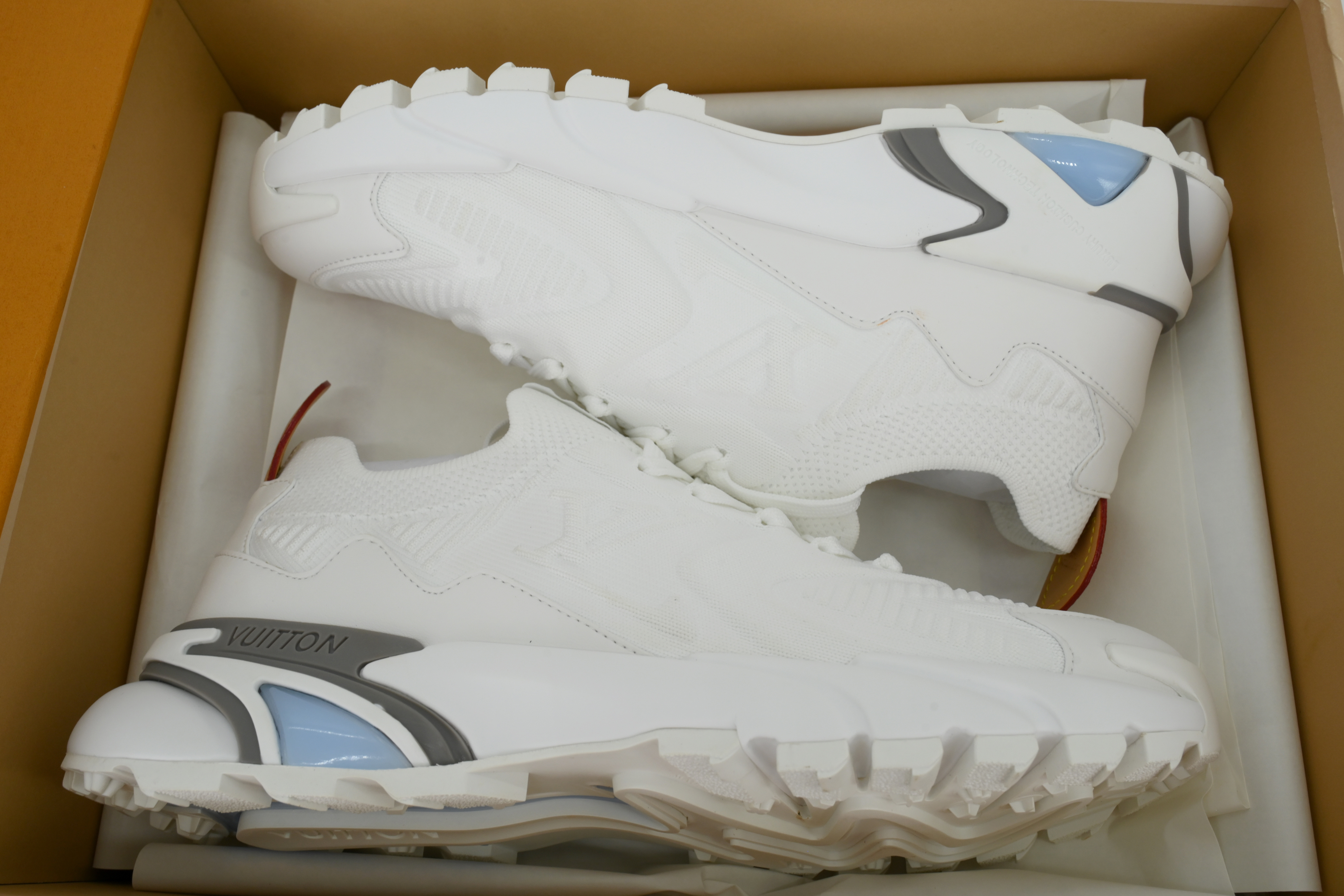 Louis Vuitton LV Runner Tatic White Grey Sneakers