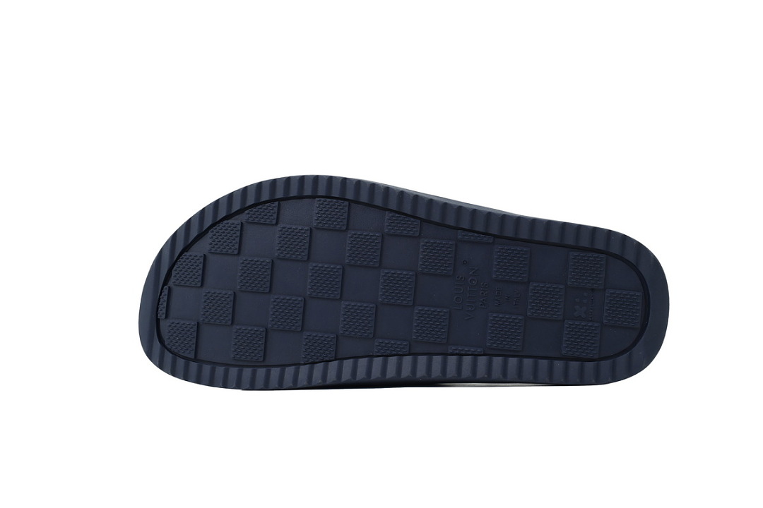 Chinelos LOUIS VUITTON em tecido jeans azul