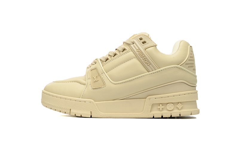 Baskets Louis Vuitton beiges