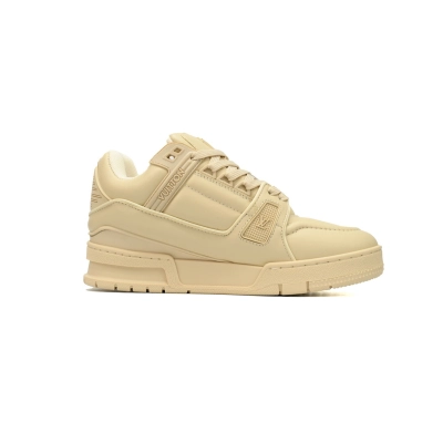 Baskets Louis Vuitton Beige 02
