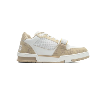 Baskets Louis Vuitton Beige et Blanc 02