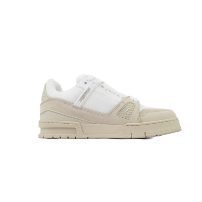 Zapatillas Louis Vuitton, beige y blanco, 02