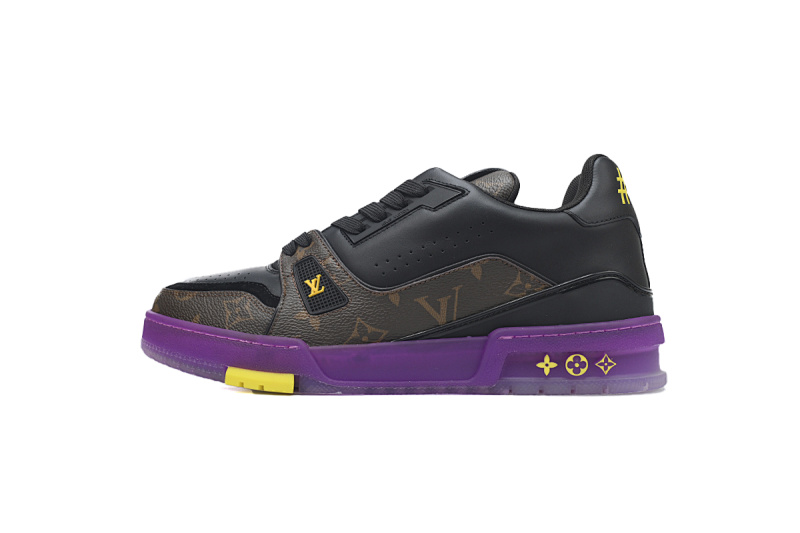 Zapatillas Louis Vuitton, negras y marrones