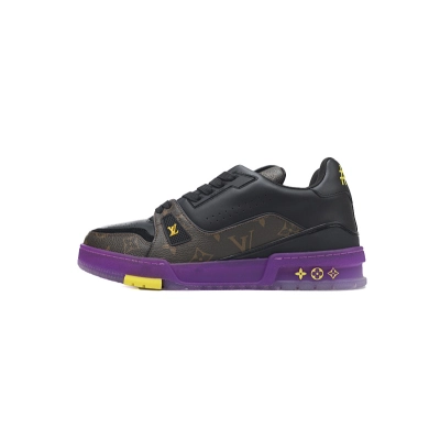 Zapatillas Louis Vuitton, negro y marrón, 01