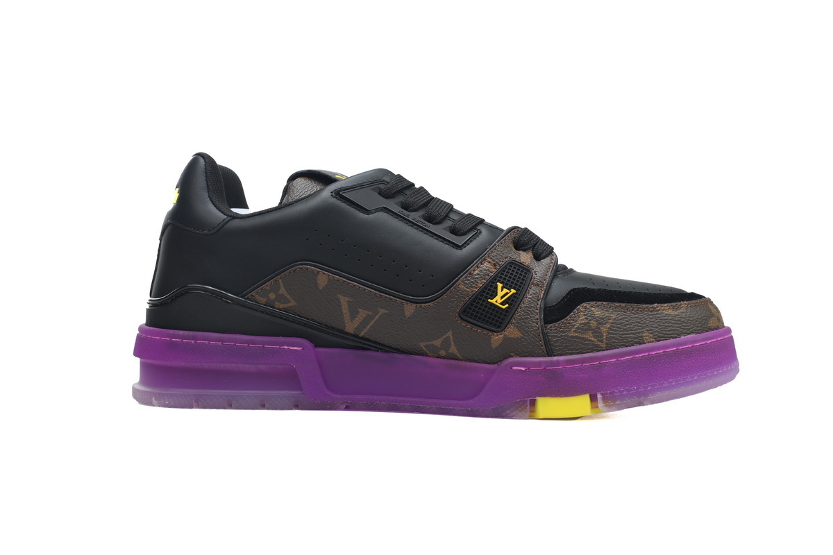 Zapatillas Louis Vuitton, negras y marrones