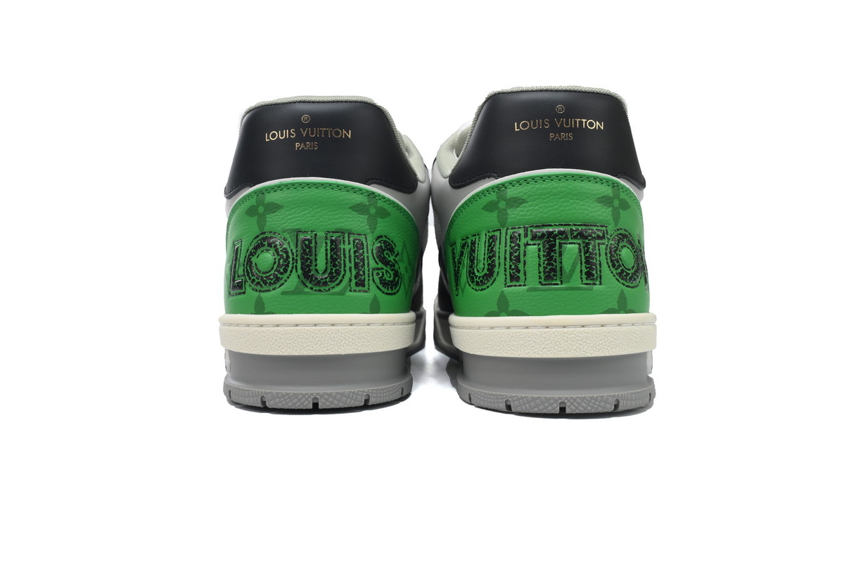 Louis Vuitton Trainer Black Green
