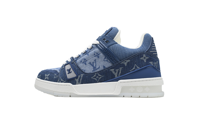 Baskets Louis Vuitton bleues