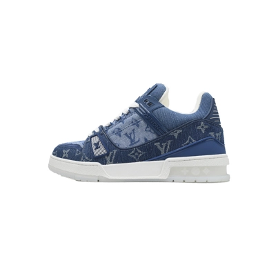 Baskets Louis Vuitton Blue 01