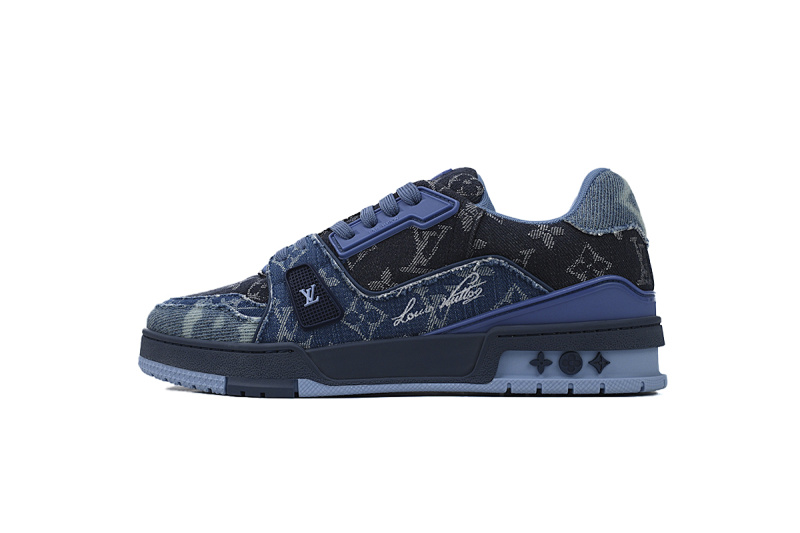 Baskets Louis Vuitton bleues