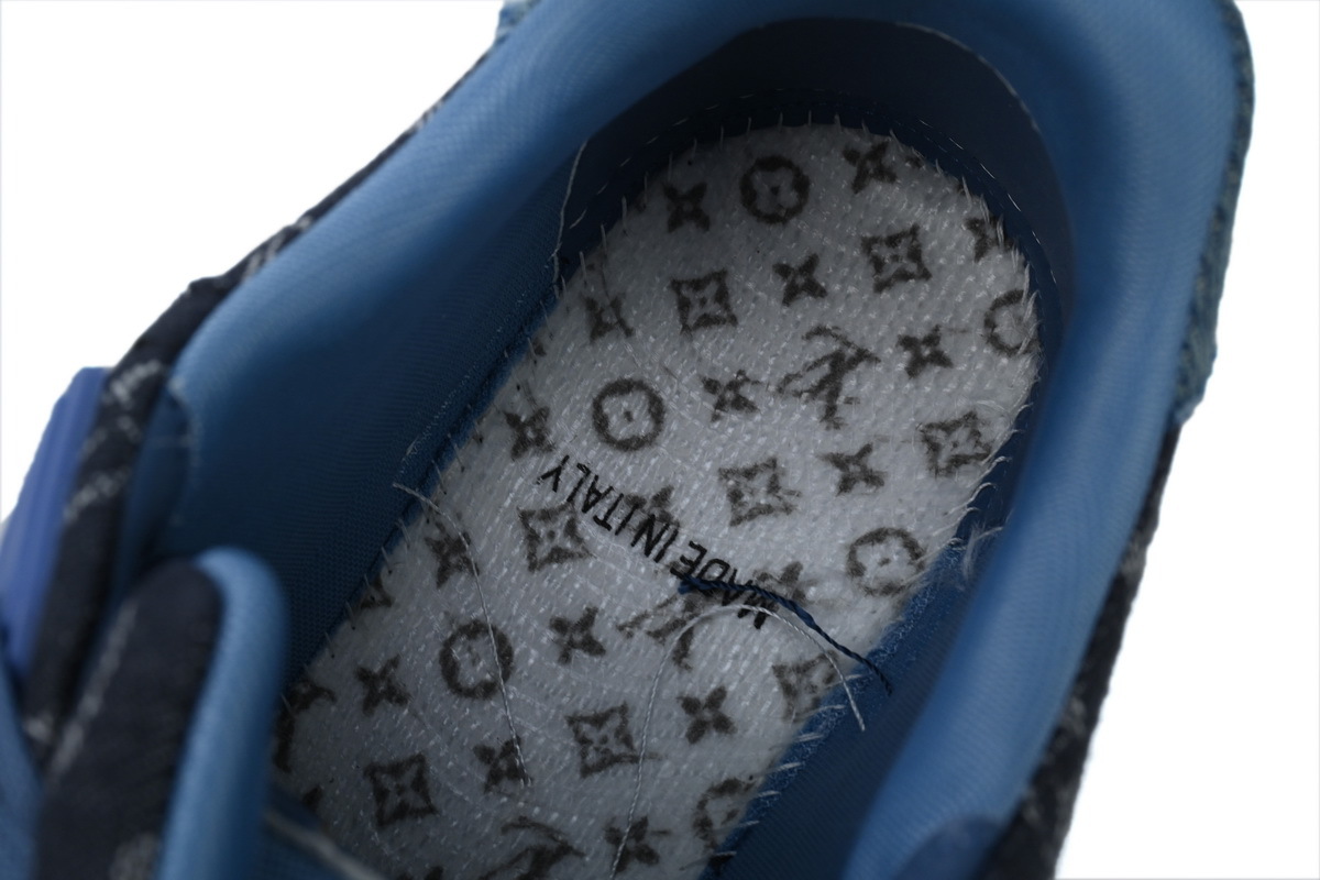 Baskets Louis Vuitton bleues