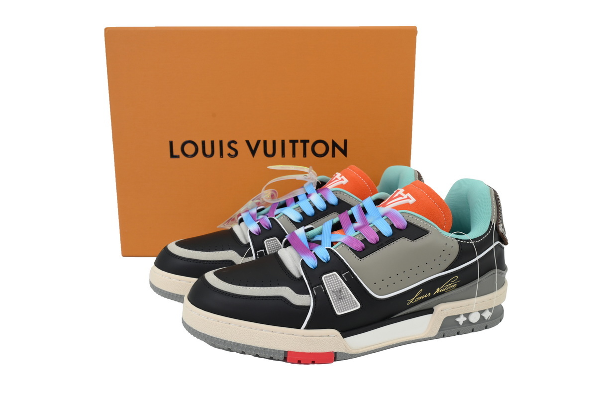 Baskets Louis Vuitton bleues