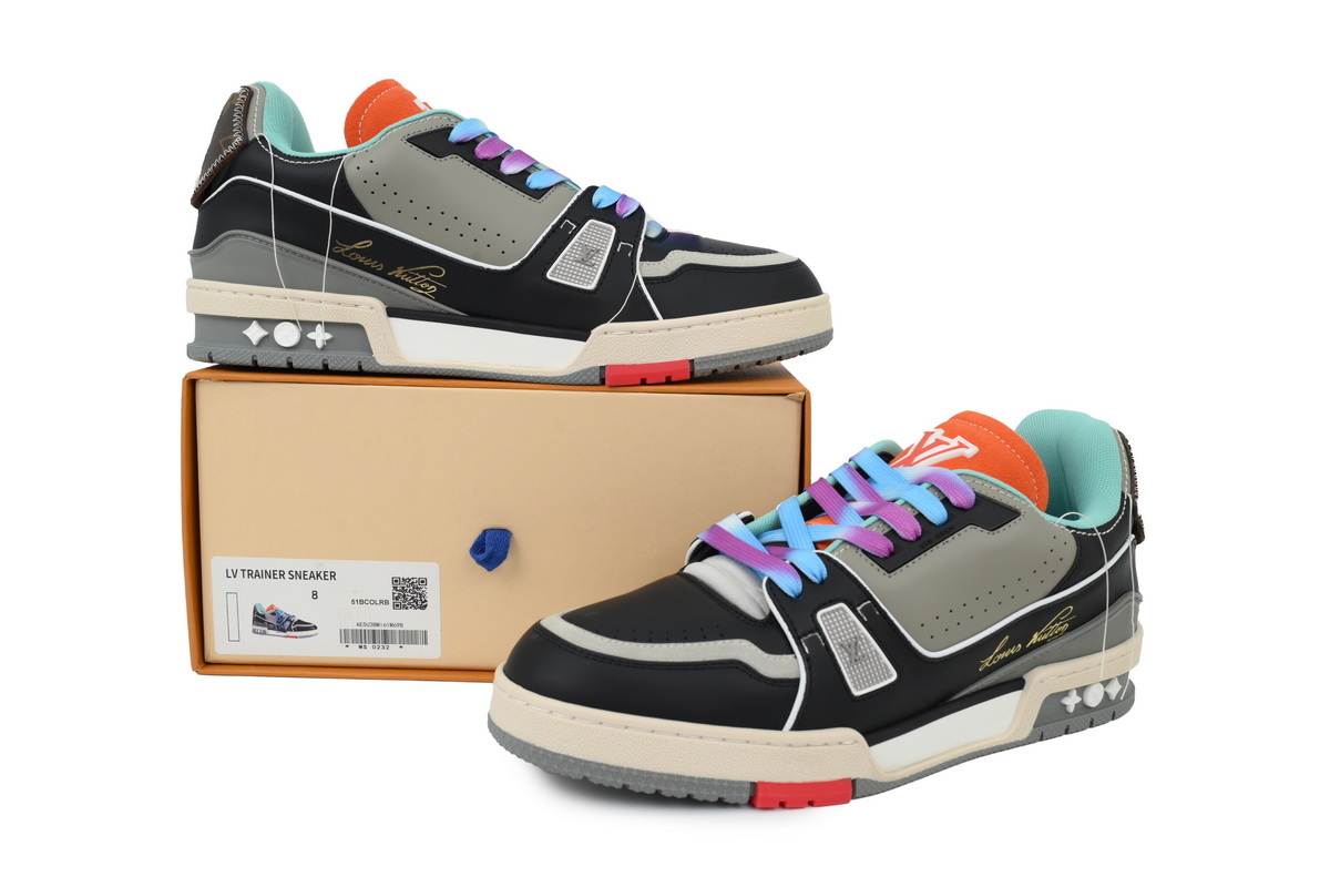 Baskets Louis Vuitton bleues