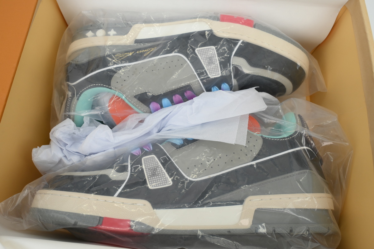 Baskets Louis Vuitton bleues