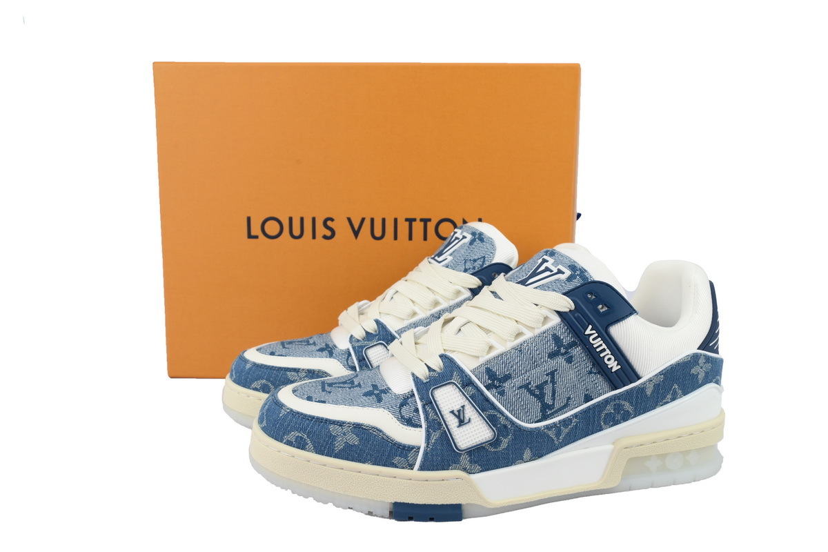 Zapatillas LOUIS VUITTON de denim azul