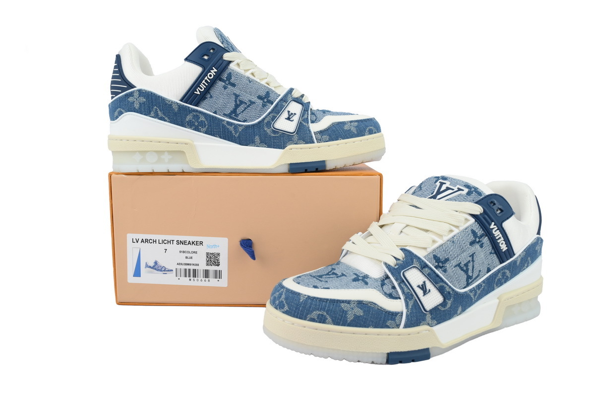 Zapatillas LOUIS VUITTON de denim azul