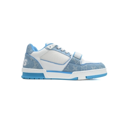 Baskets Louis Vuitton Bleu et Blanc 02