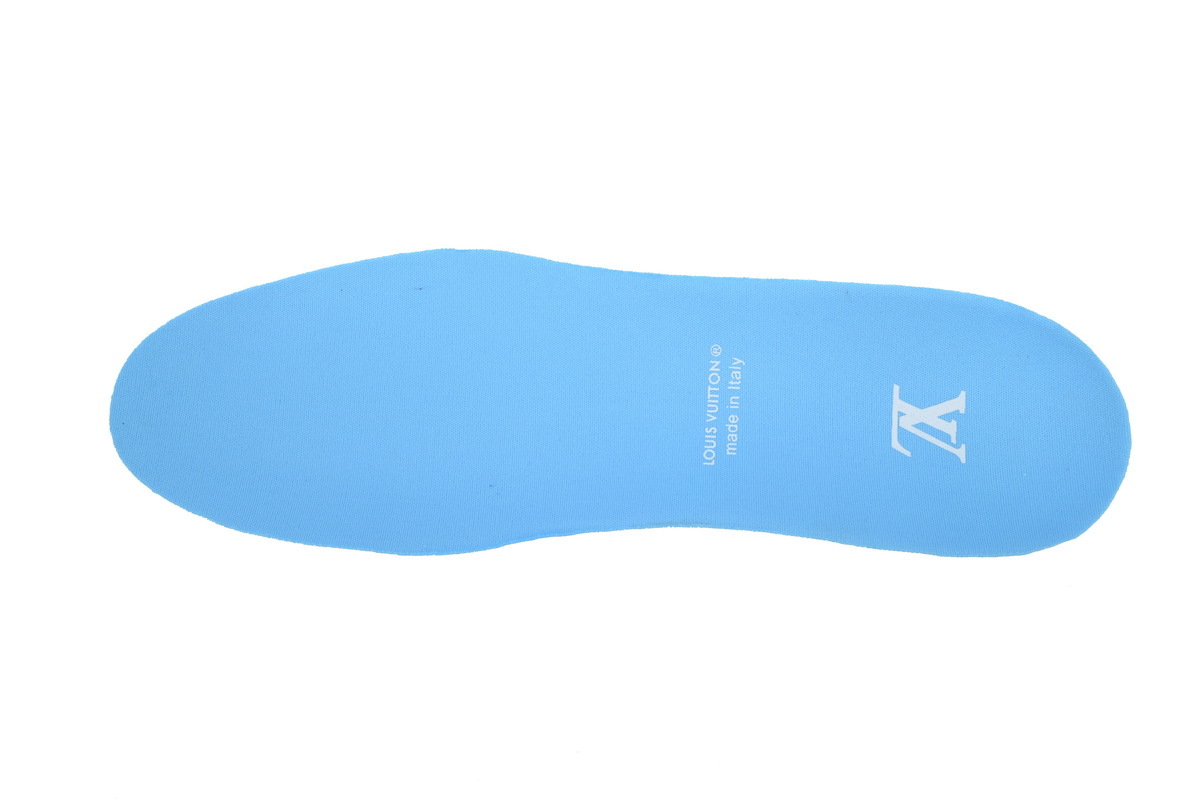 Zapatillas Louis Vuitton, azul y blanco