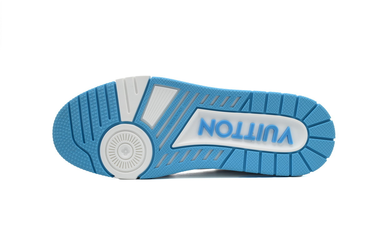 Zapatillas Louis Vuitton, azul y blanco