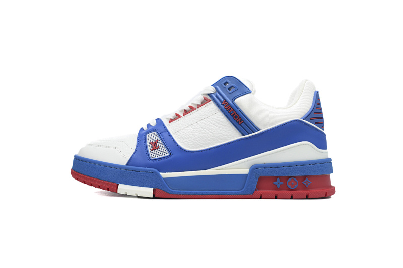 Zapatillas Louis Vuitton, azul y blanco