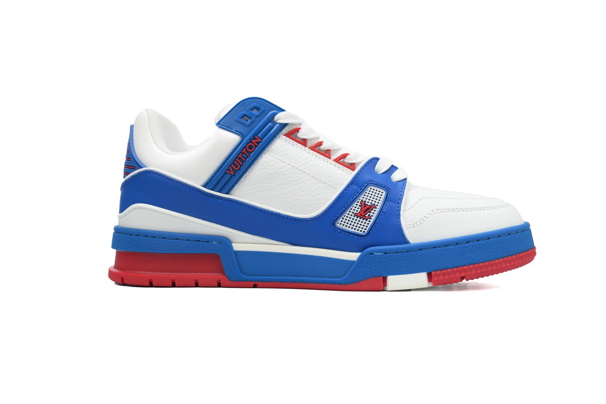 Zapatillas Louis Vuitton, azul y blanco