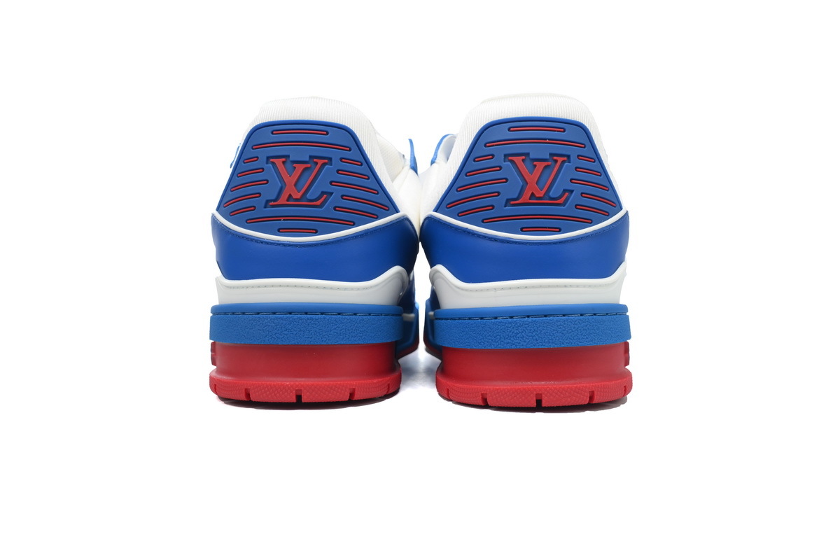 Zapatillas Louis Vuitton, azul y blanco