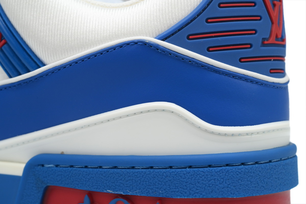 Zapatillas Louis Vuitton, azul y blanco
