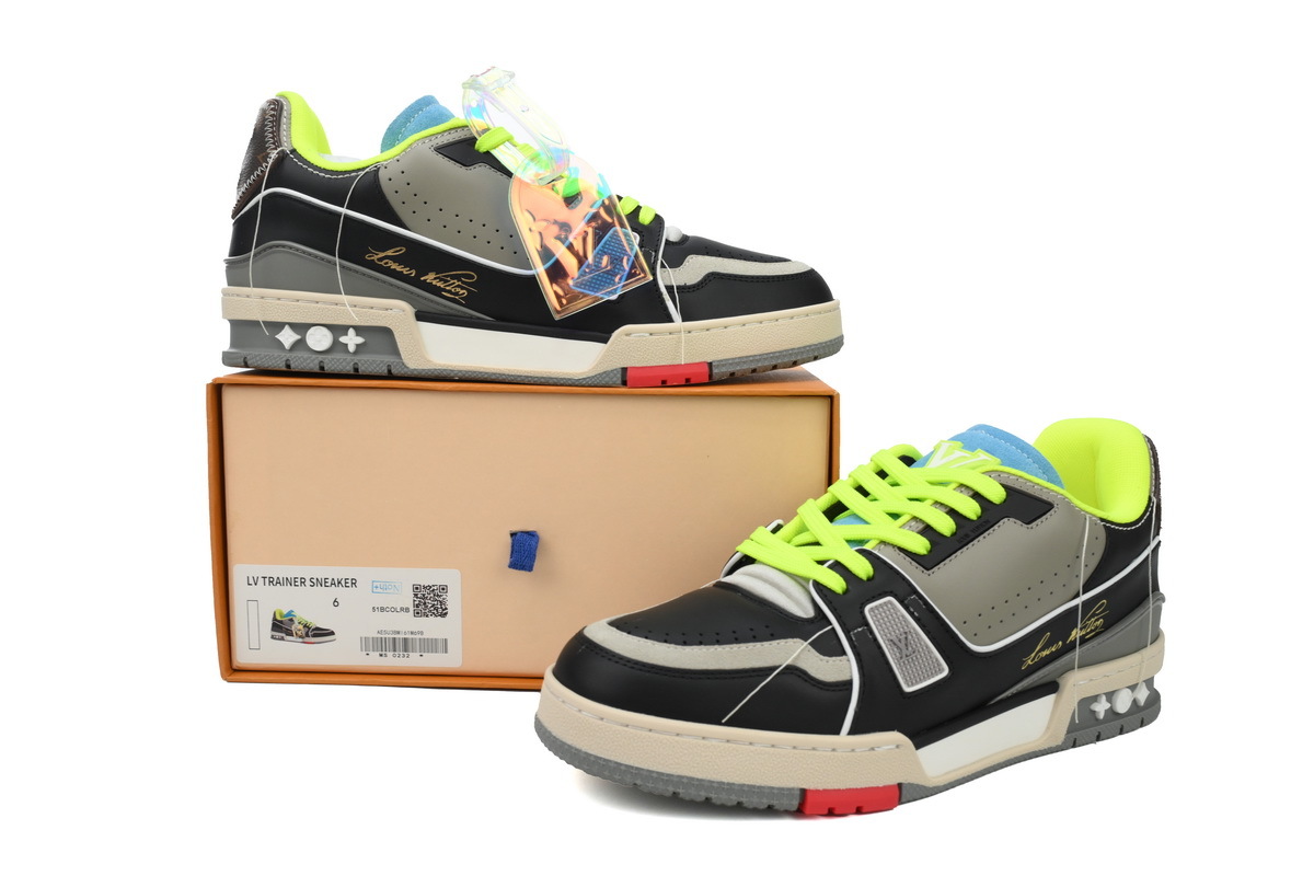 Baskets Louis Vuitton vertes