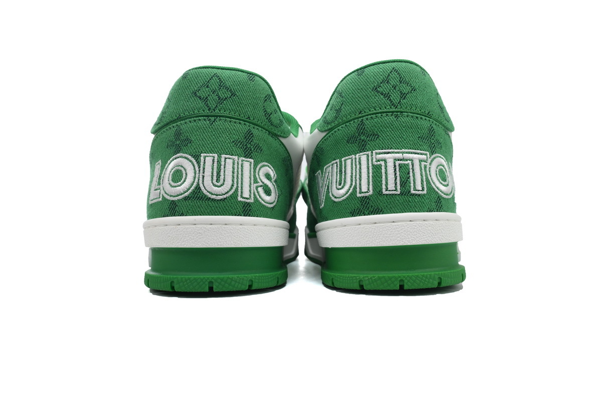 Zapatillas Louis Vuitton verdes y blancas