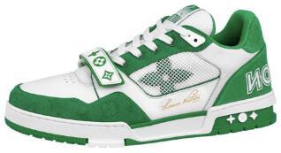 Zapatillas Louis Vuitton verdes y blancas