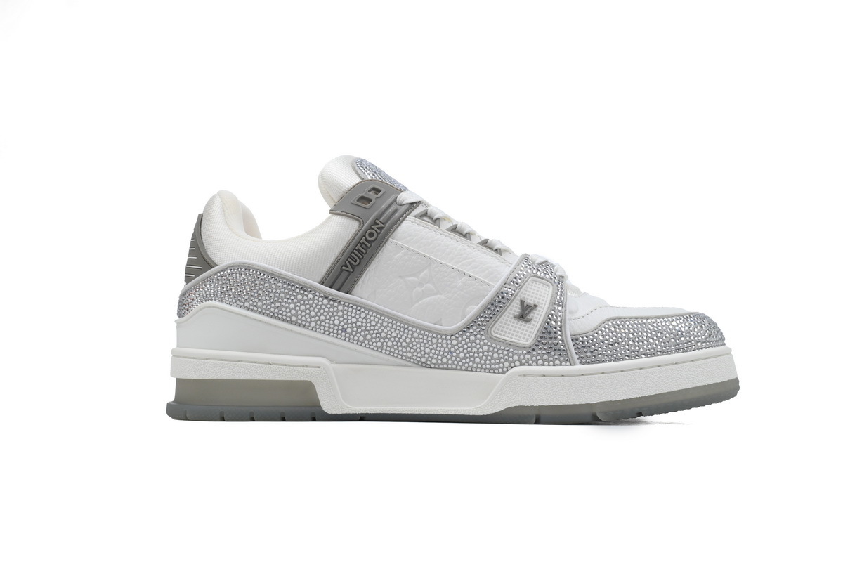 Zapatillas LOUIS VUITTON, gris y blanco