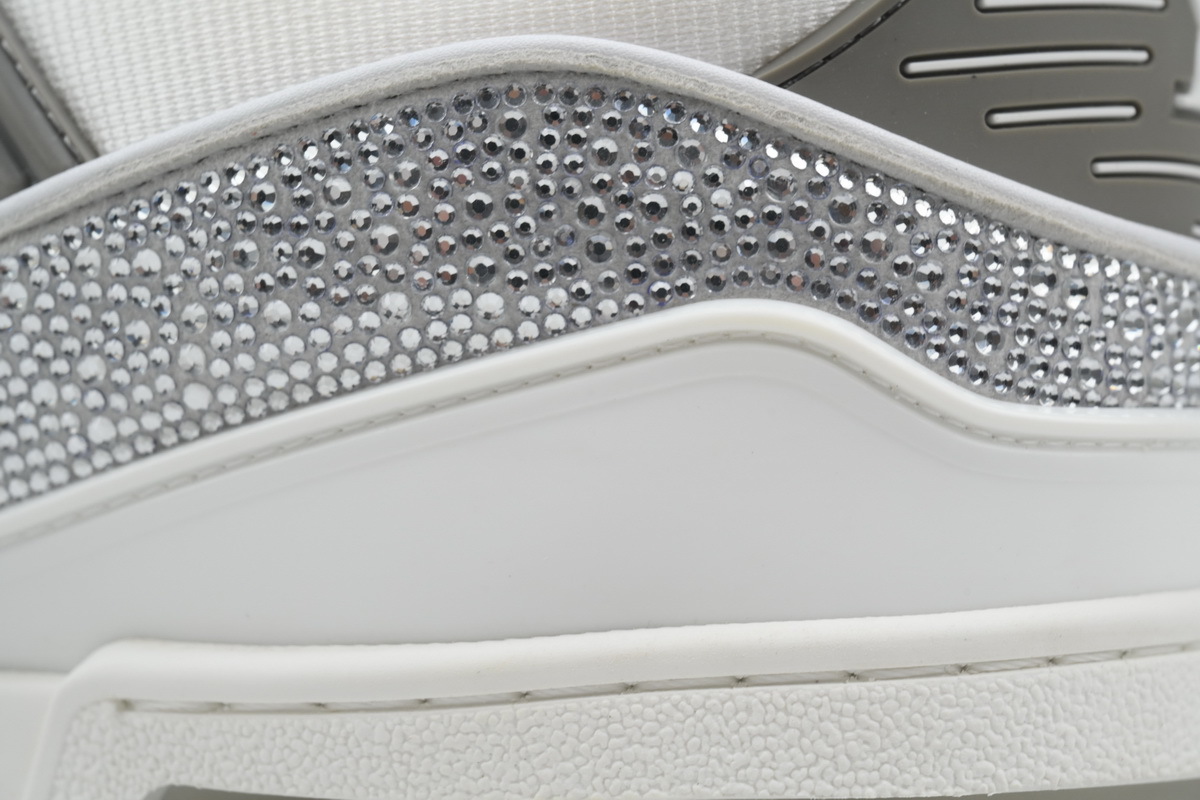 Zapatillas LOUIS VUITTON, gris y blanco