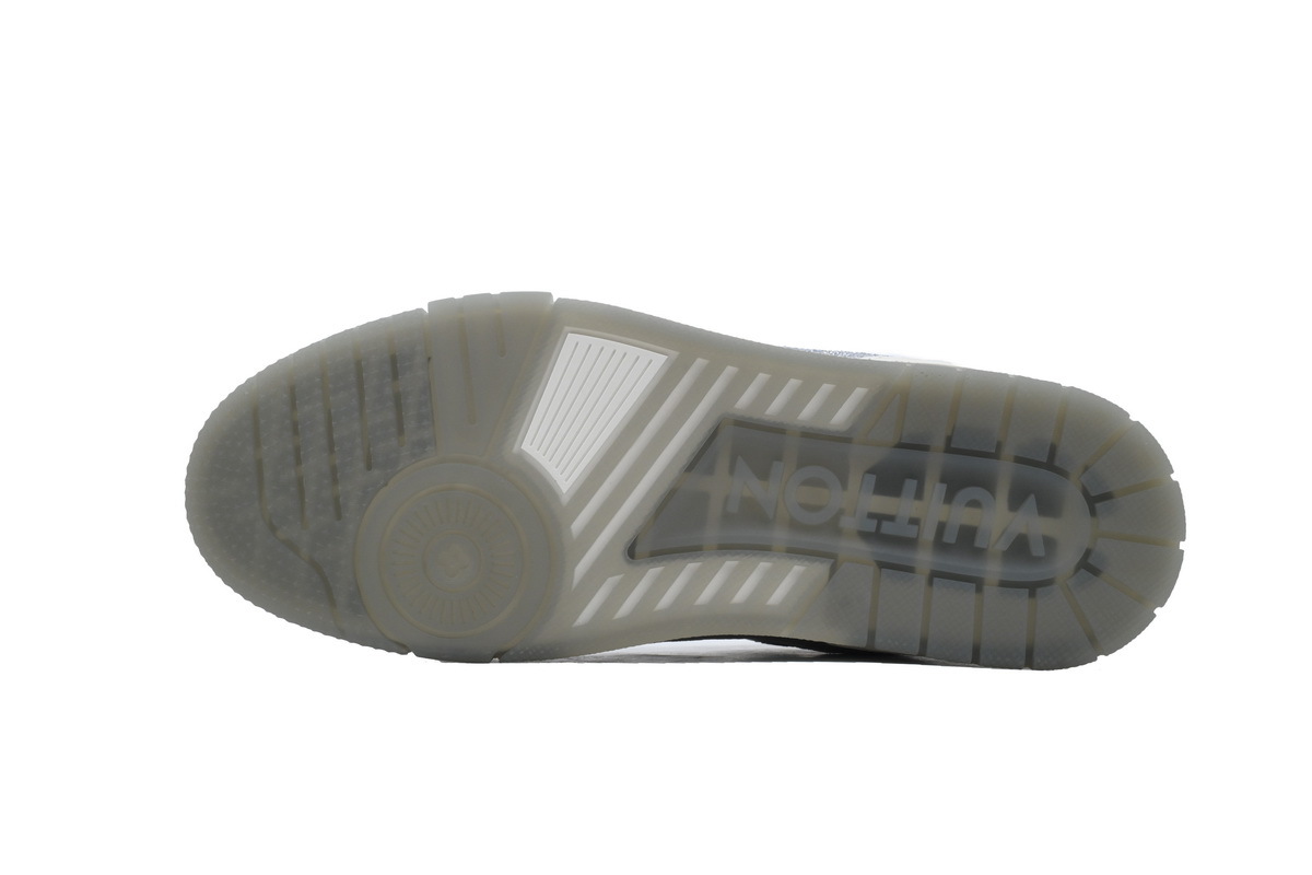 Zapatillas LOUIS VUITTON, gris y blanco