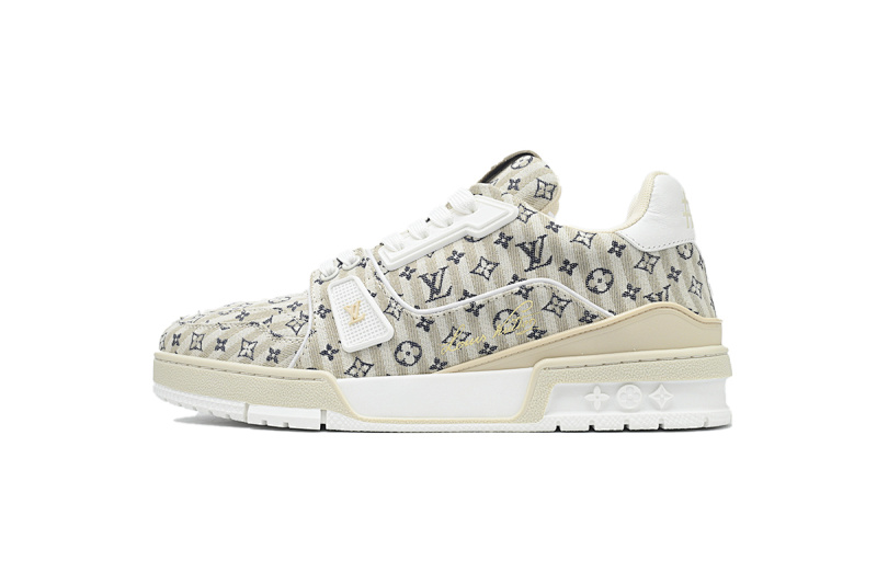 Zapatillas Louis Vuitton, color beige claro
